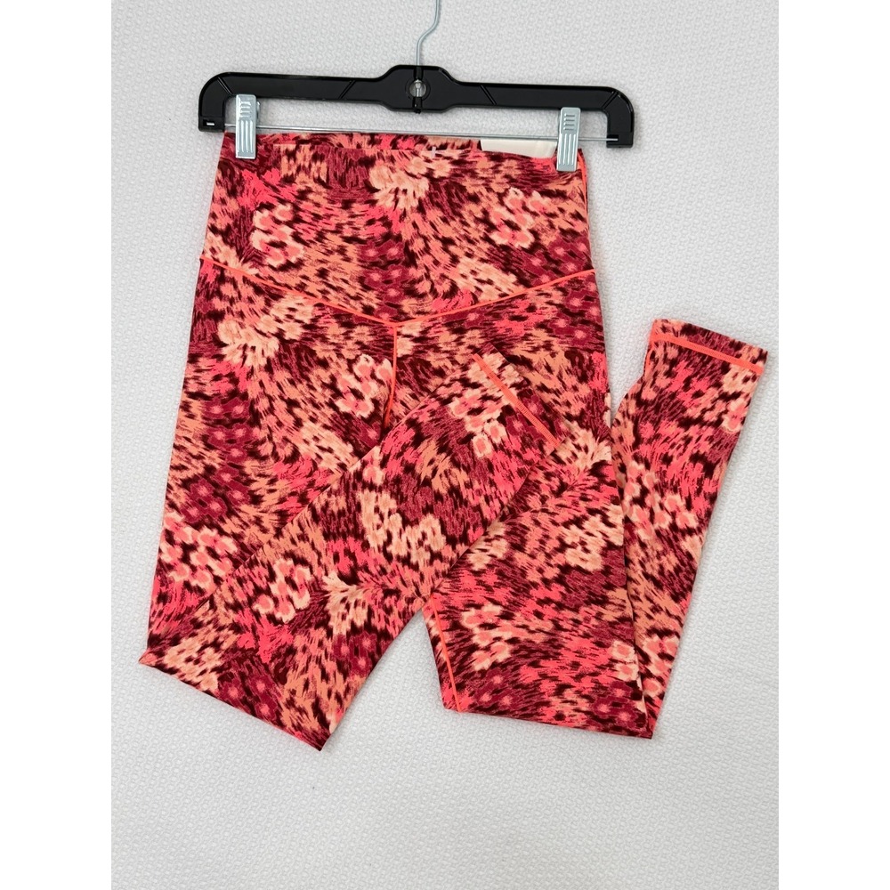 Aerie OFFLINE Real‎ Me Xtra 7/8 Legging NWT Women M Pink Animal Print Gym Yoga